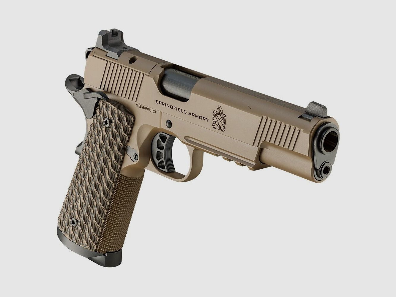 Springfield Armory 1911 TRP 5" (5 Zoll) AOS Custom Cerakote Coyote Braun, Bild 4 von 4