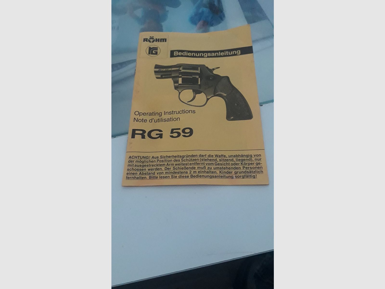 Gas Revolver Pistole Röhm RG 59