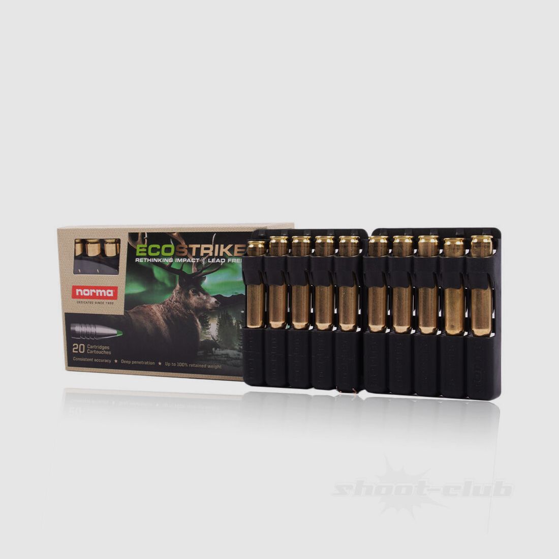 Norma Ecostrike Büchsenpatronen Kaliber .30-06 bleifrei 9,7g / 150grs