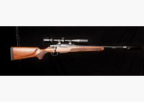 Komplettpaket Jagdwaffe mit Zielfernrohr und Schalldämpfer, Jungjägerpaket Brenner BR 20, Schmidt & Bender 2,5-10x56, Freyr & Devik