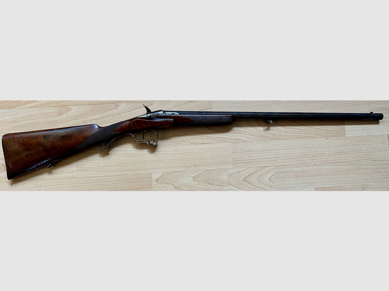 9mm Flobert Tesching Flinte Warnant- Systeem Luxe "Zimmerstutzen" Salon,- Verzamelwapen (vergelijkbaar met Ferlach) Antiek, Ongediertebestrijding