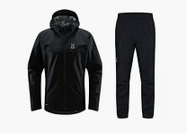 Haglöfs Korp Proof/Proof II Combinazione Impermeabile Uomo True Black