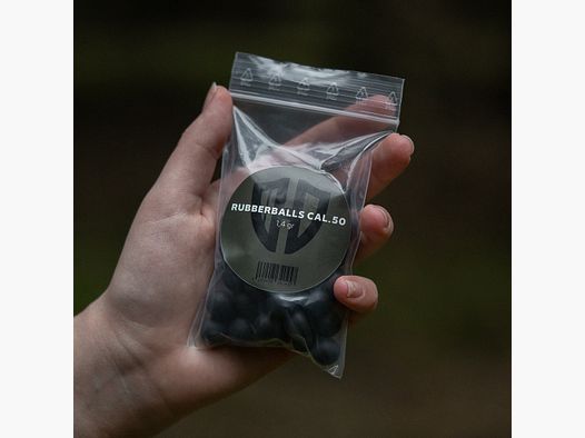50x Rubberballs Cal.50 | HDR.50 | HDP.50 | Extra Hart | 1,1 Gramm | T4E