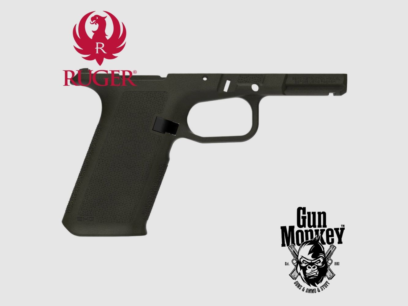 Magpul Ruger RXM Full-Size-Griff EHG RG9 – OD Green (MAG1517-ODG), Bild 1 von 4