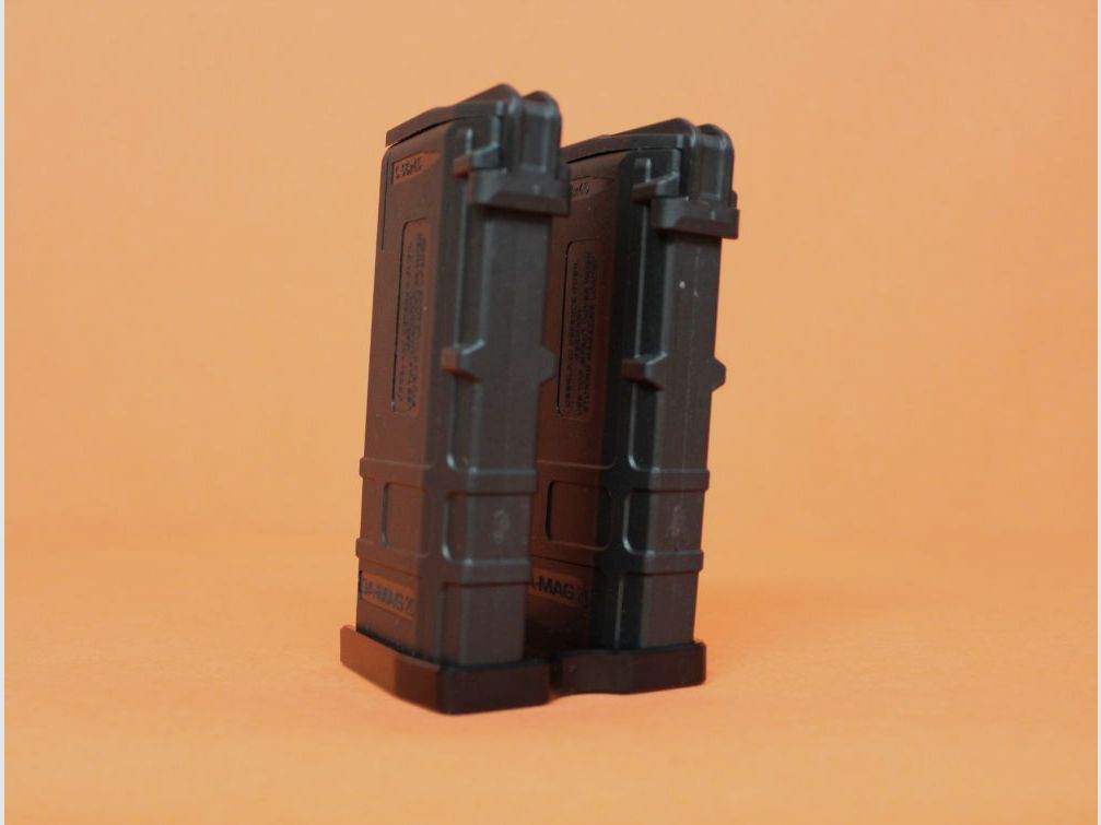 Nieznany AR-15: Płyta łącząca do OA-Mag .223Rem "Mag-Doubler" Alu czarna