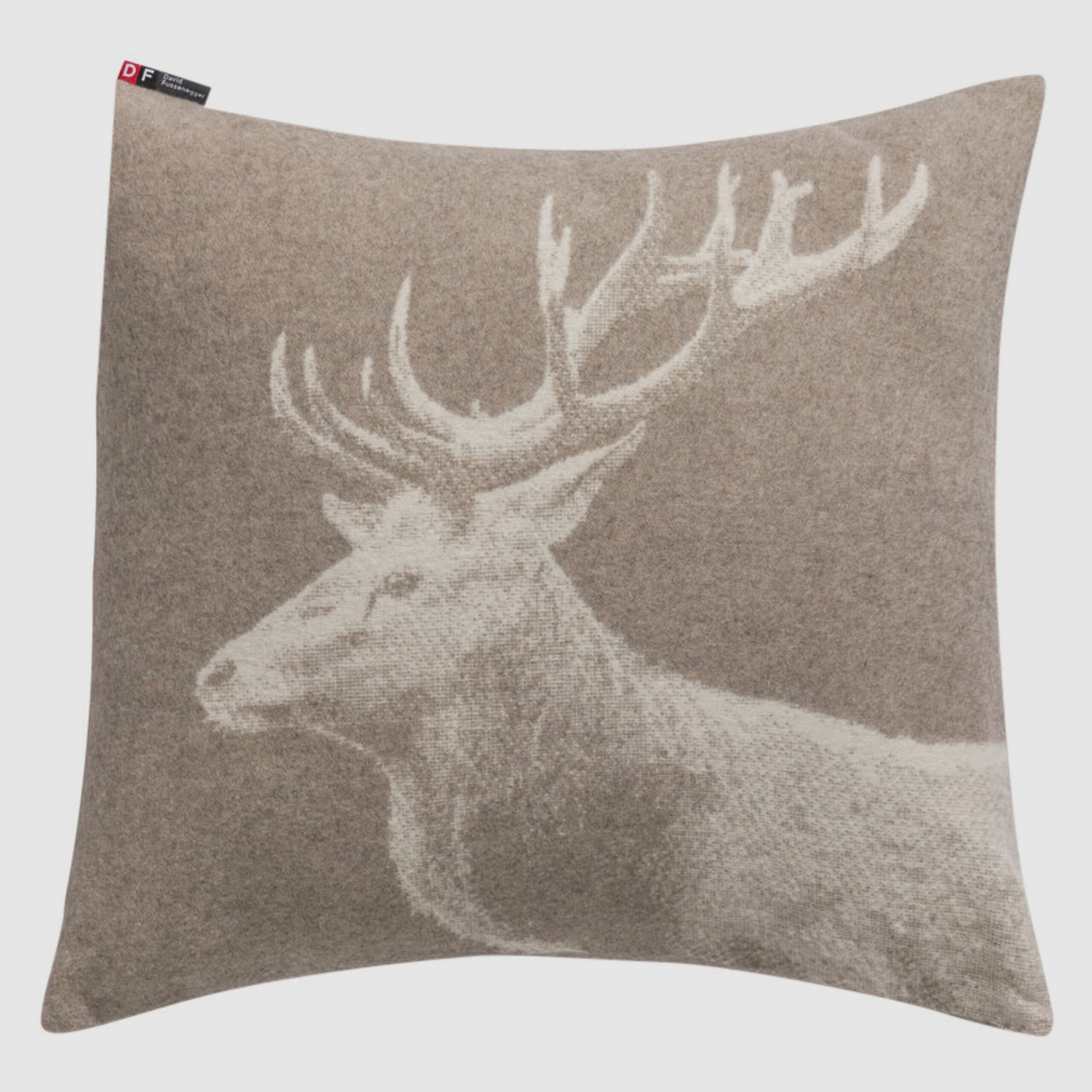 David Fussenegger Kissenhülle Silvretta Hirsch