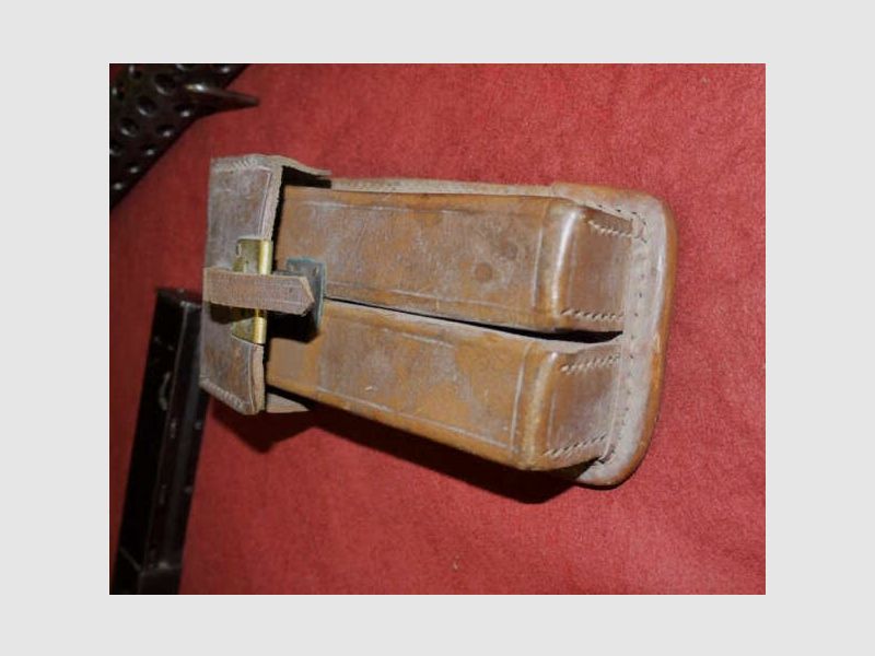 Otto Sindel Berlin pochette de chargeur MP18 & MP28, courte !!!extrêmement rare!