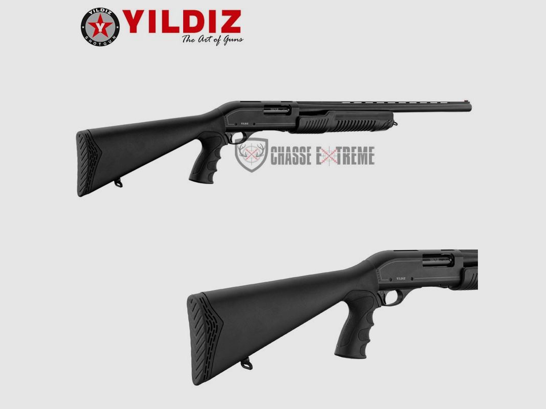 Fusil à Pompe YILDIZ YP12SCT Tactique 61cm Cal 12/76, image 2 sur 6