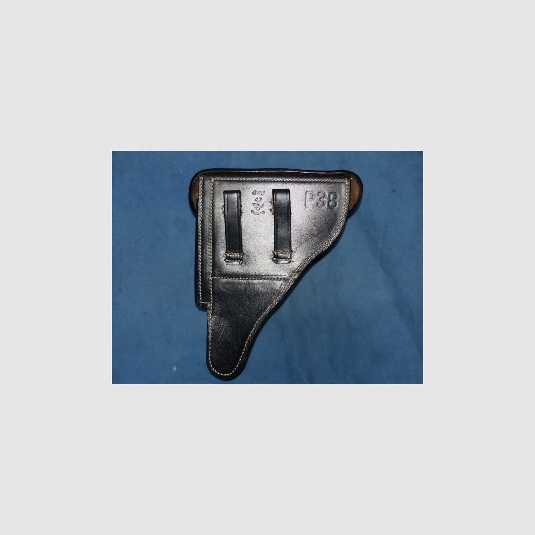 WH Pistolentasche P38 Wehrmacht WKII WaA - Koffertasche Holster schwarz