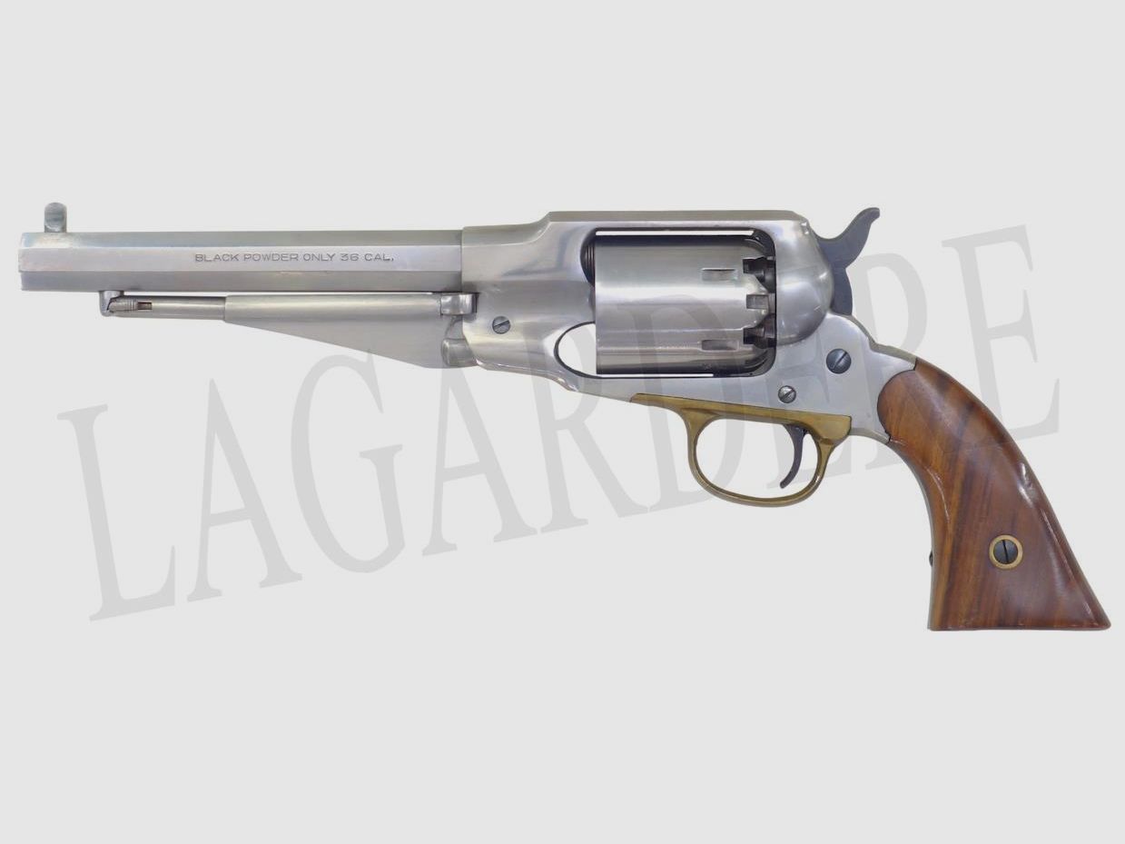 RIGARMI REMINGTON 1858 5,5&Prime; STS(REVOLVER A POUDRE NOIRE)