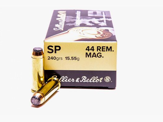 Revolverpatronen Sellier & Bellot 44 Rem.Mag. TM