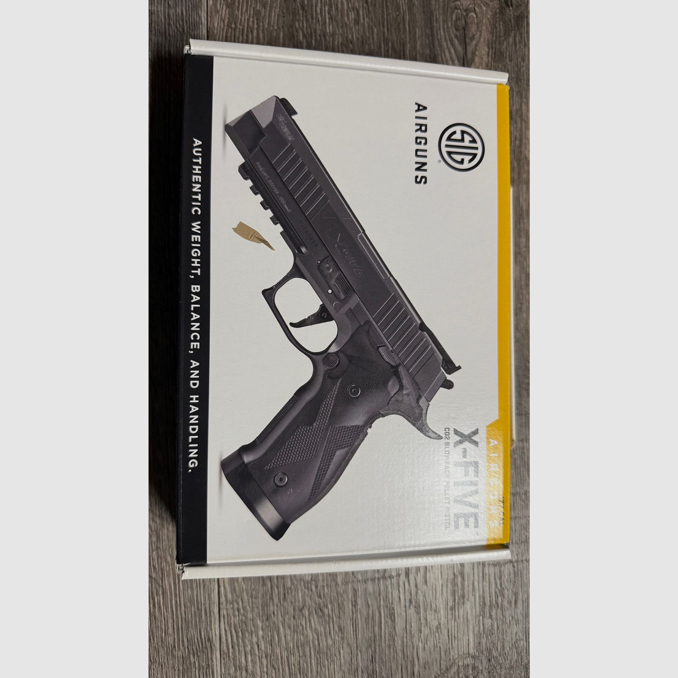 SIG SAUER X-Five / 4,5 mm Diabolo / BlowBack / CO2 / Pistolet / OVP