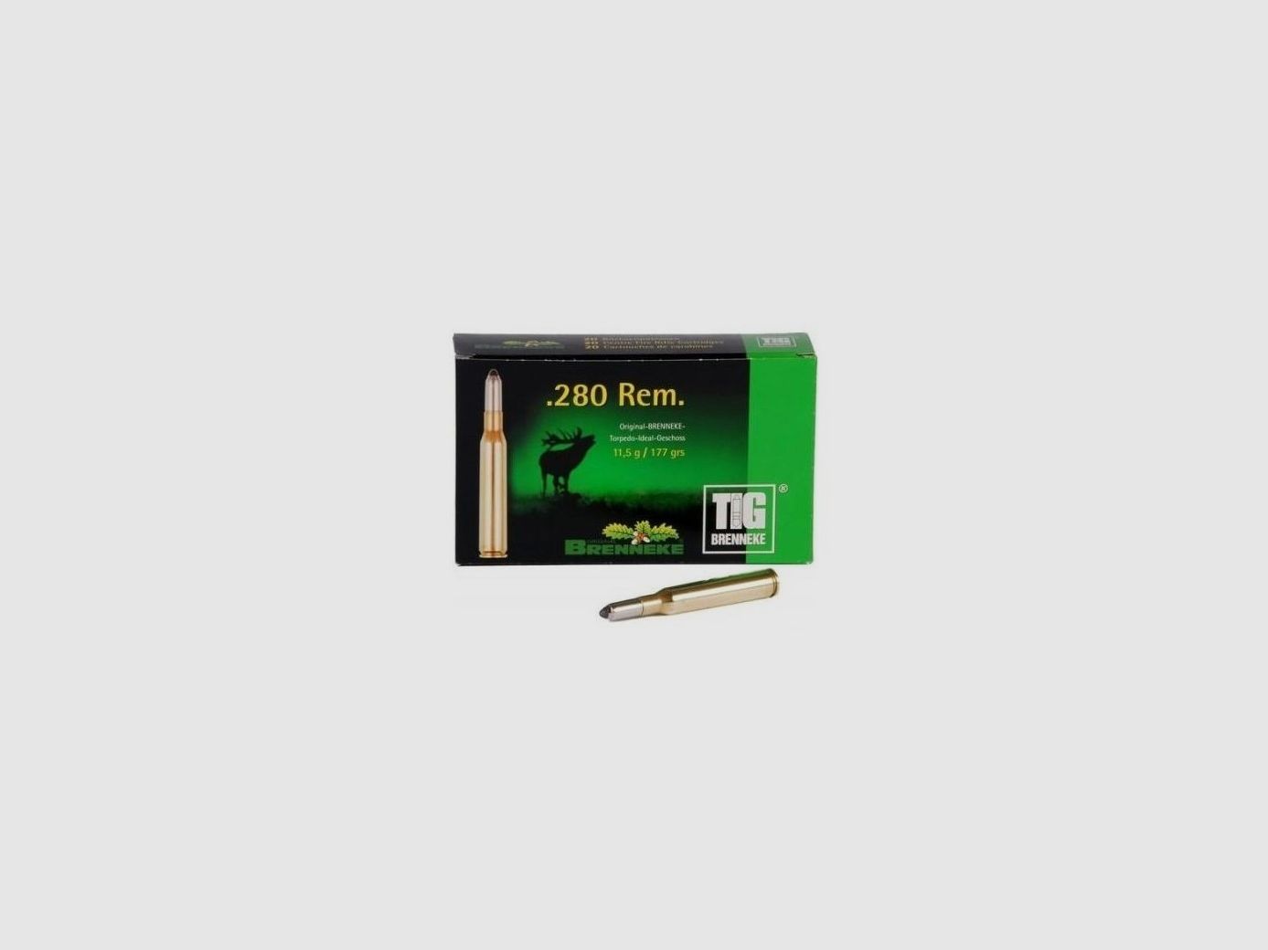 MUNITION BRENNEKE 280 REM TIG 177grs/11.5G, Bild 1 von 2