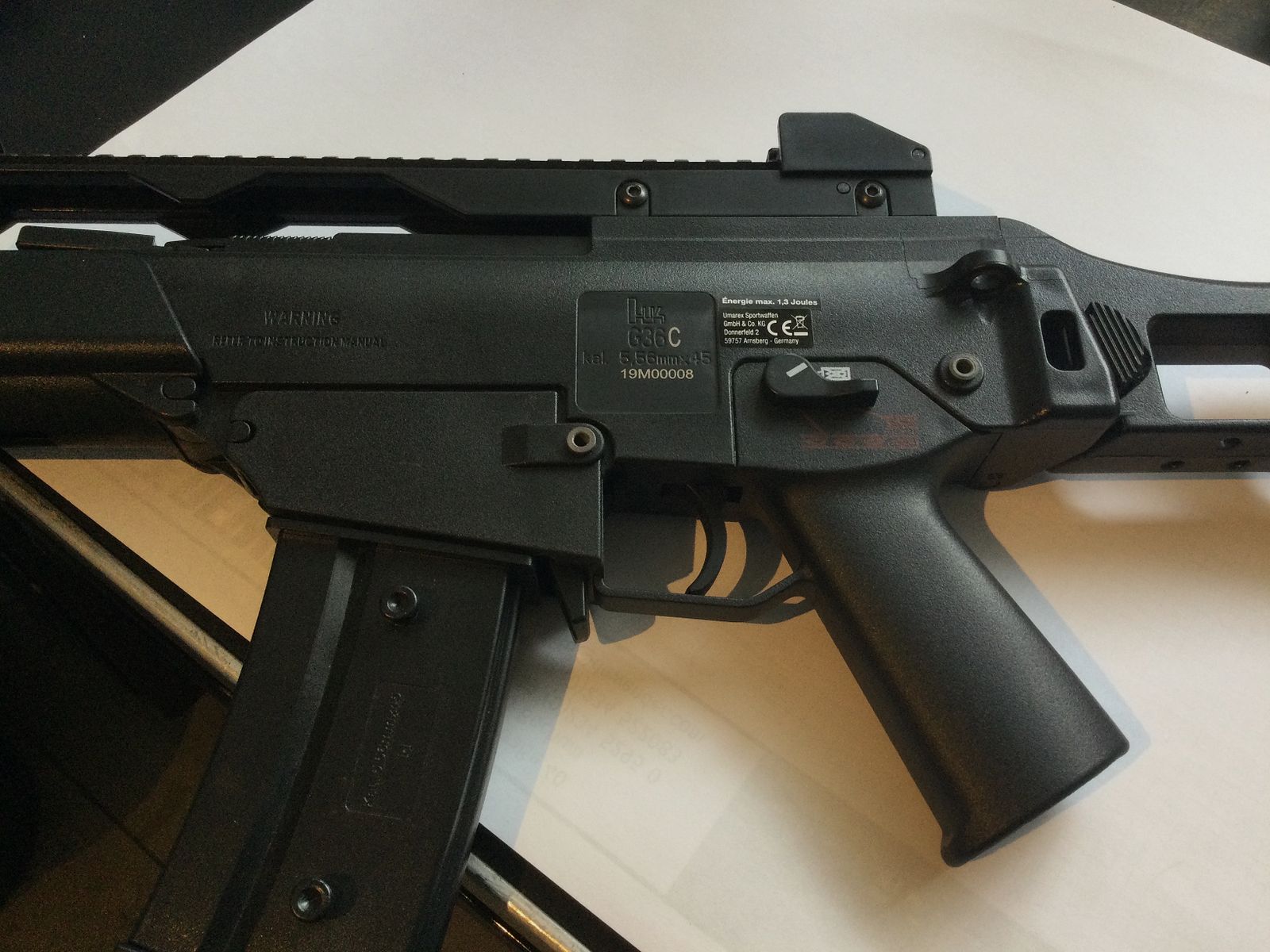Heckler und Koch, G36C, 5,56 mmx45, 1,3 Joules, Softair