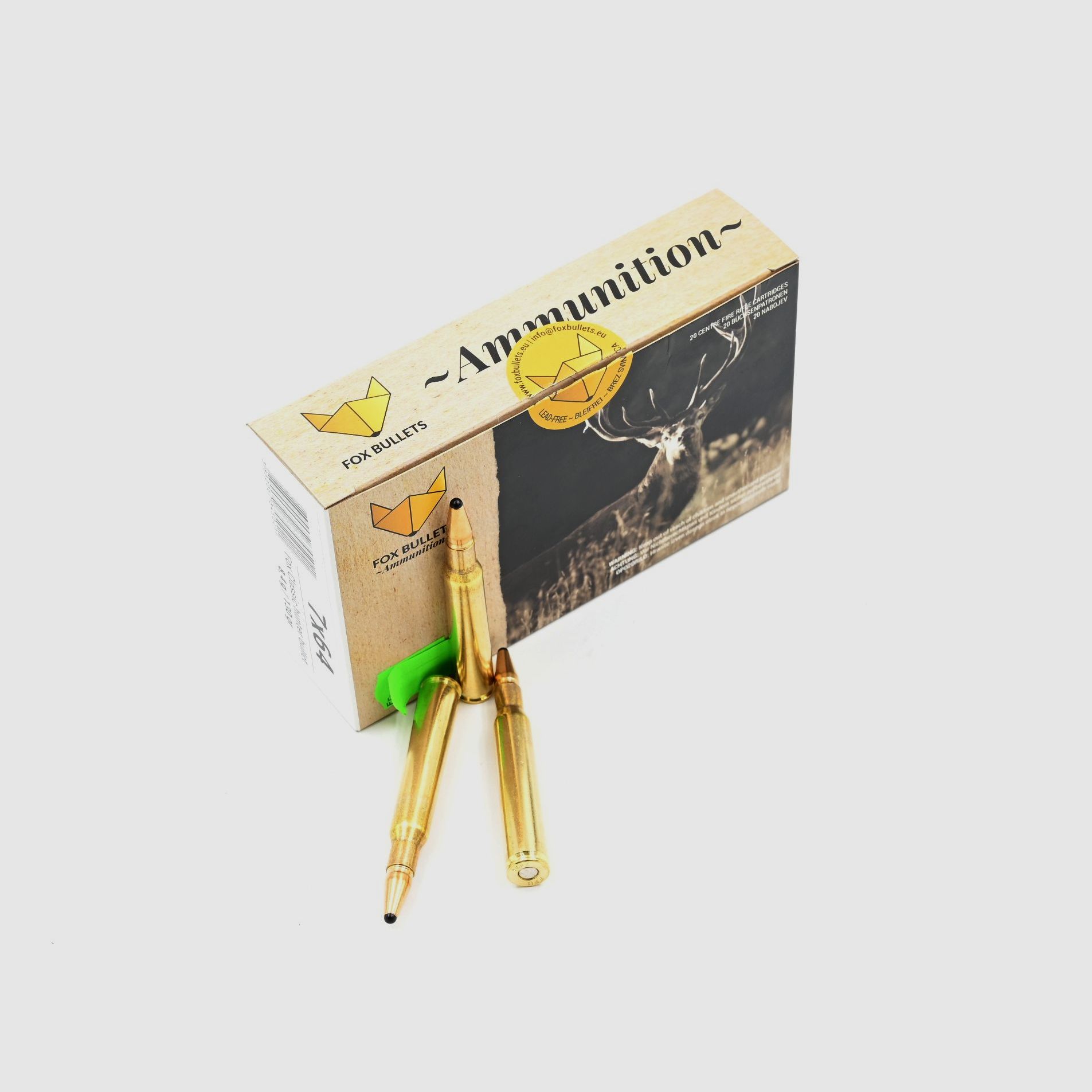 FOX Classic Hunter, 7 x 64mm, HP Bleifrei, 130 gr., 20 Stk.