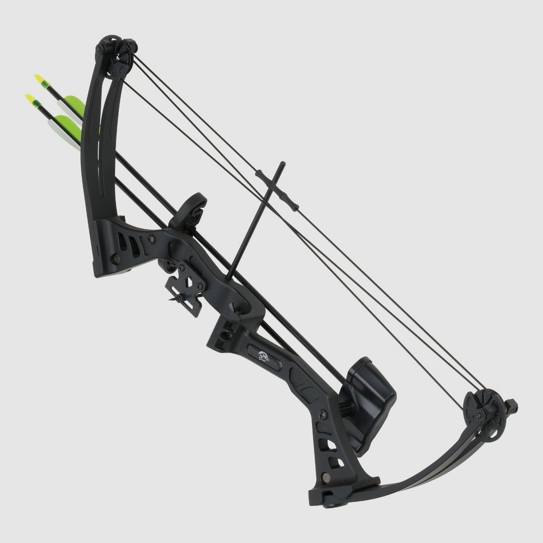Compoundbogen set 25 lbs Bresa zwart