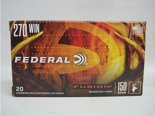 Federal .270Win Fusion - 9,7g/150gr (a20) #F270FS2#