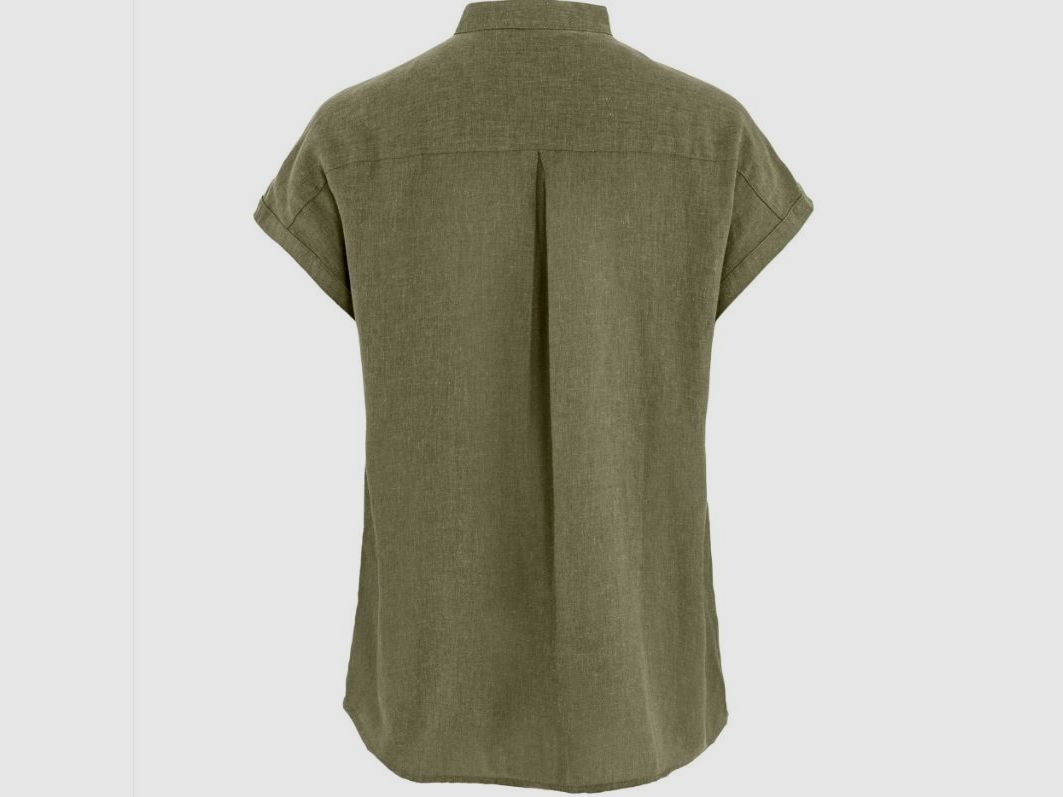 Fjällräven Ôvik Hemp Shirt SS Women Green, image 2 of 2