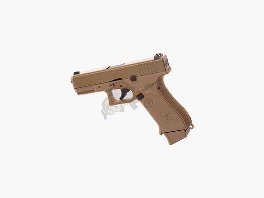 Glock 19X - Metal Slide, Co2 GBB 6mm BB - Coyote - UMAREX