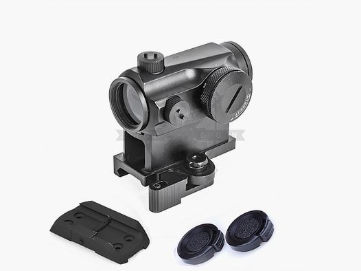 Set: T1 Red/Green Dot - Replica with QD Mount and Lowmount (BK)