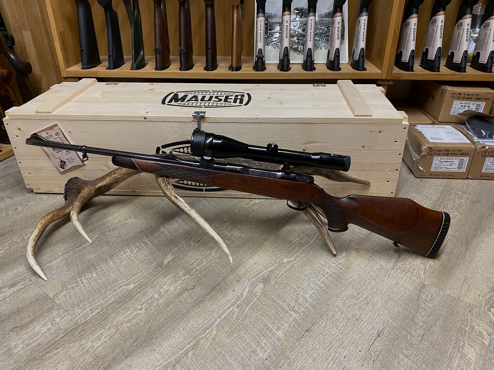 Sauer 80, mit Zeiss Diavari Z 2,5-10x52