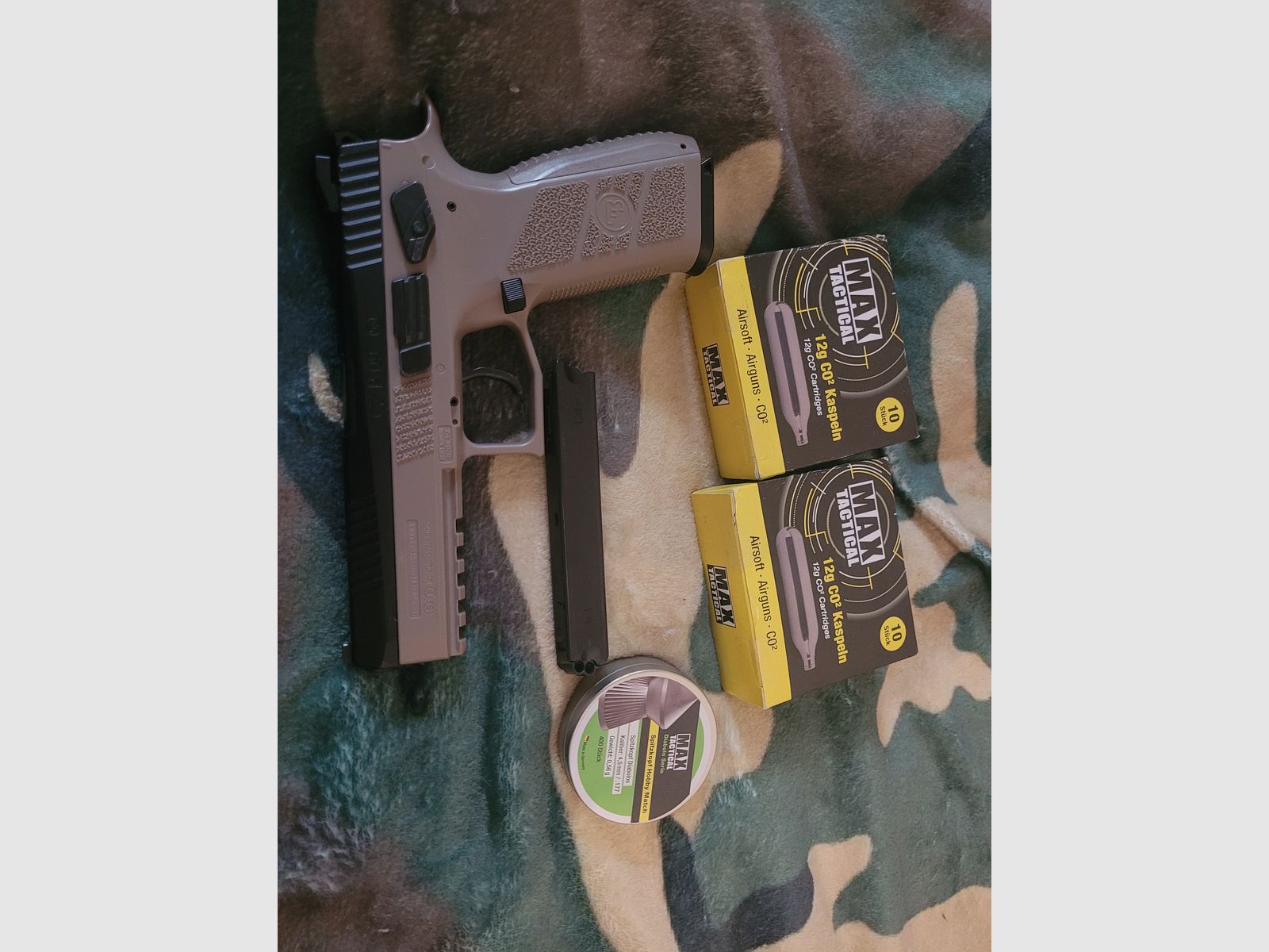 ASG CZ P-09 pistola de aire comprimido set completo (para manitas), imagen 1 de 6