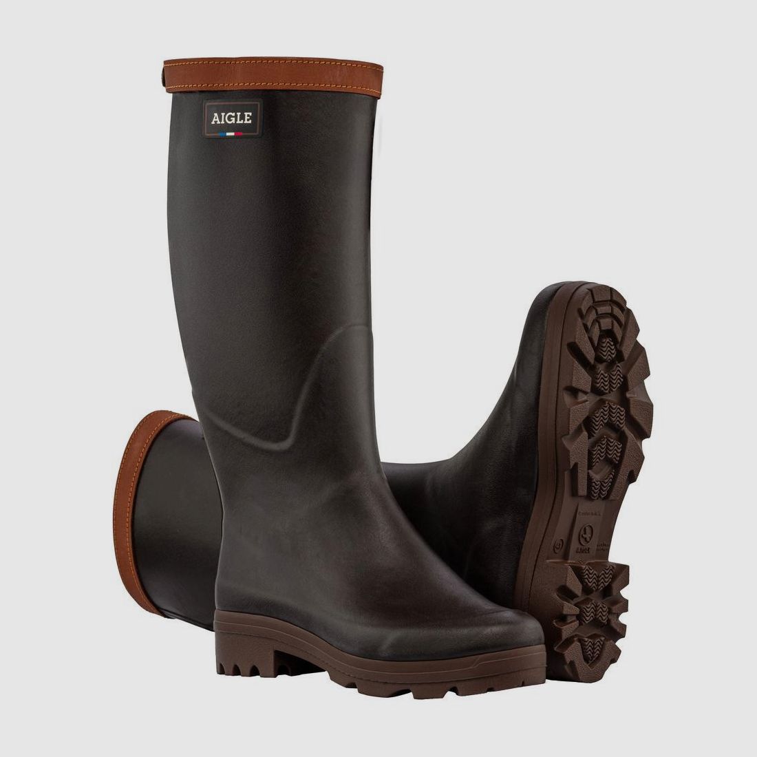 Chambord Signature Boots Aigle - Natuurrubber - Comfort en Waterdicht - Voor Jacht en Outdoor, afbeelding 1 van 5