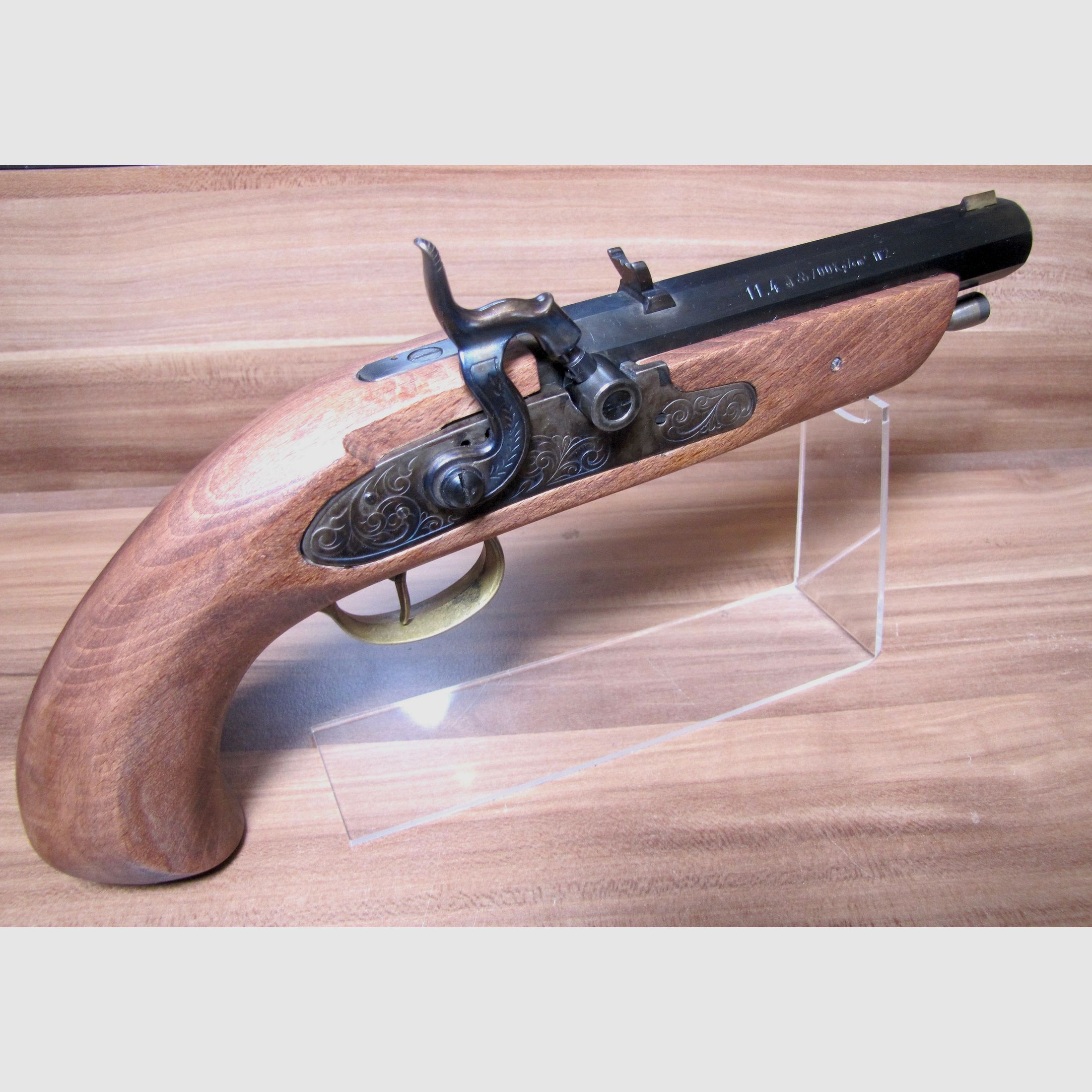 Ungeschossene Vorderladerpistole Dikar Colonial im Kaliber .45