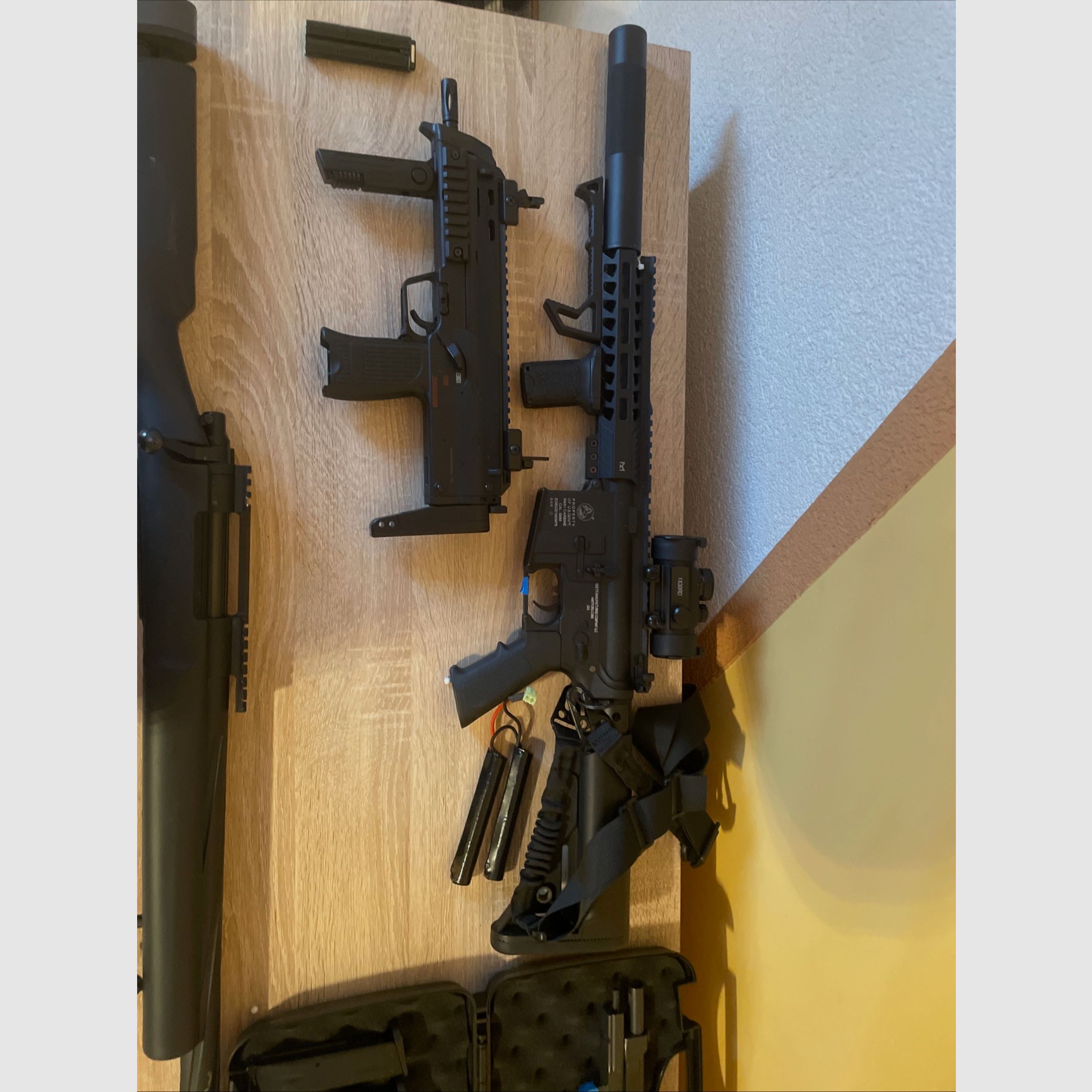 Volledige airsoftverzameling te koop