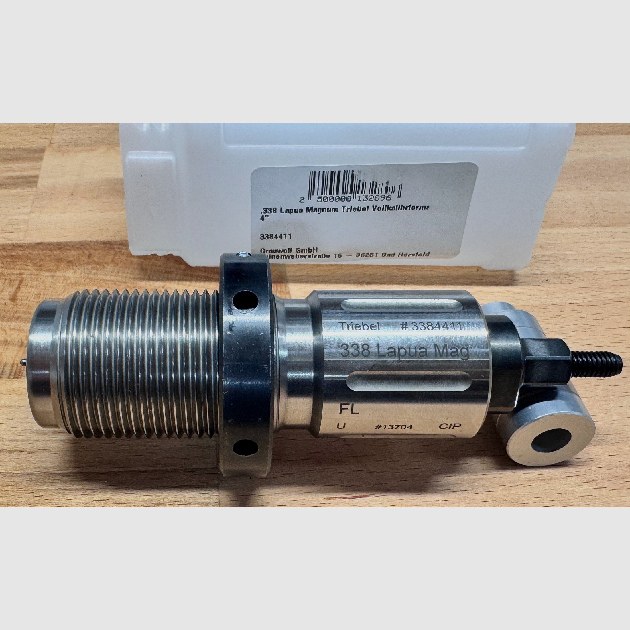 Triebel Benchrest Vollkalibrier-Matrize in .338 LapuaMag