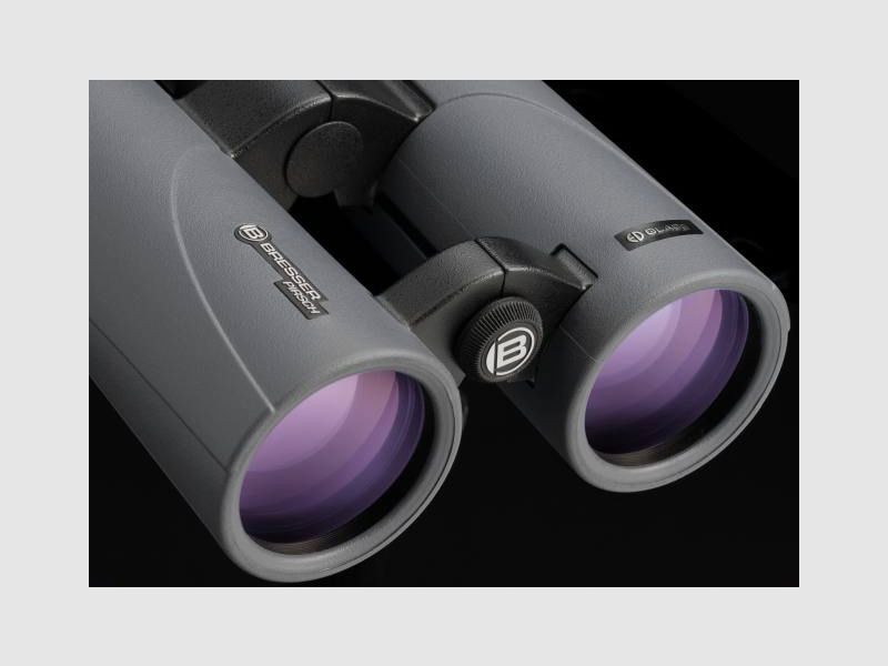 BRESSER 1720835 Pirsch ED 8x34 prismáticos recubiertos de fase con bolsa y correa