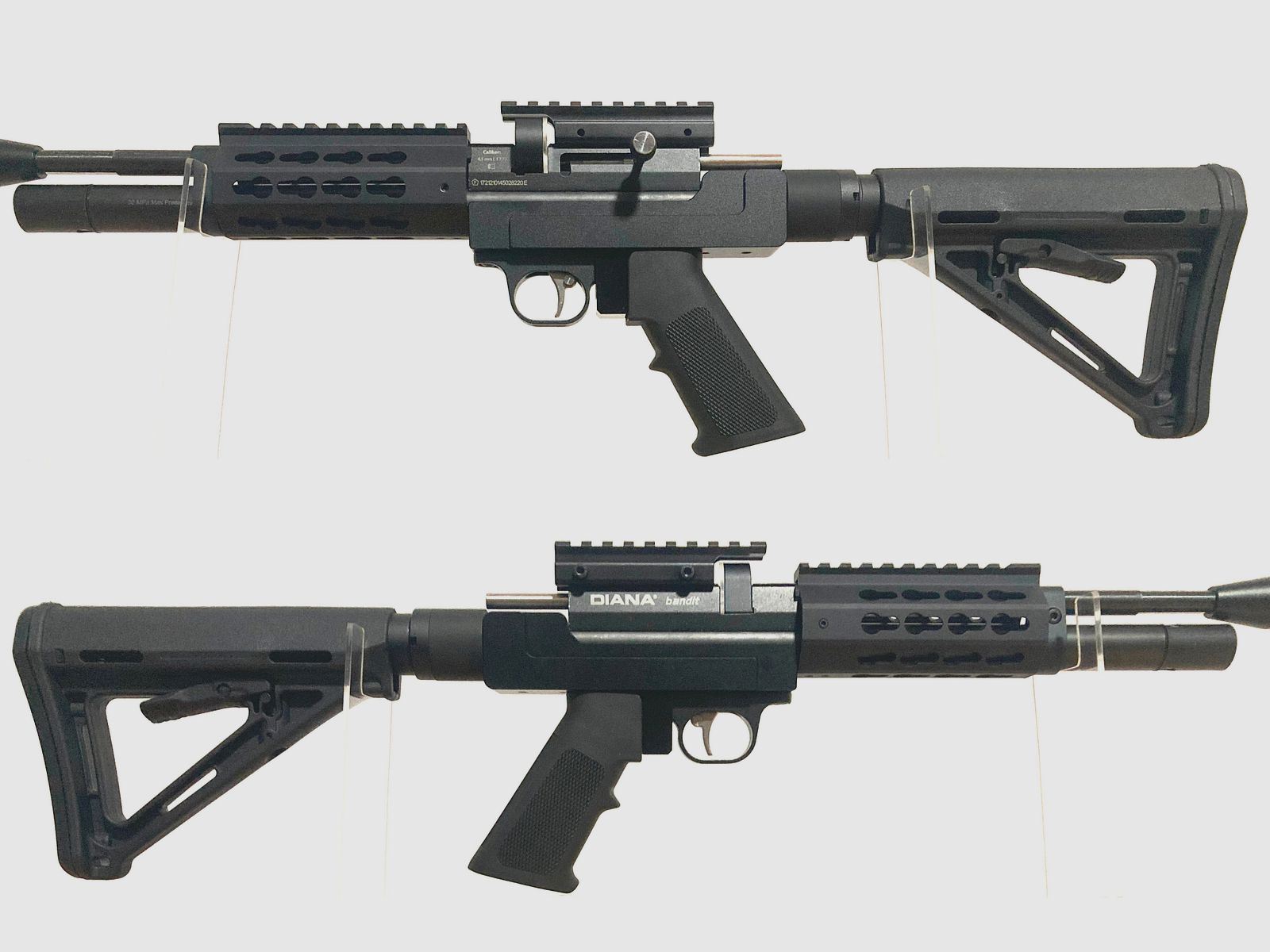 Aluminum Bodykit AR15 style for Diana Chaser Airbug Bandit Trailscout Stormrider CP1 CP2 PP800 PR900 NO 3D printing