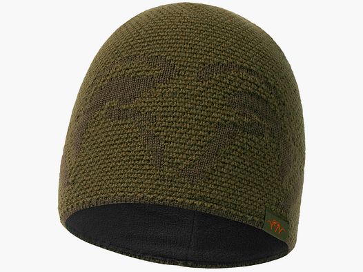 Blaser Pearl Beanie Wintermütze dunkel oliv