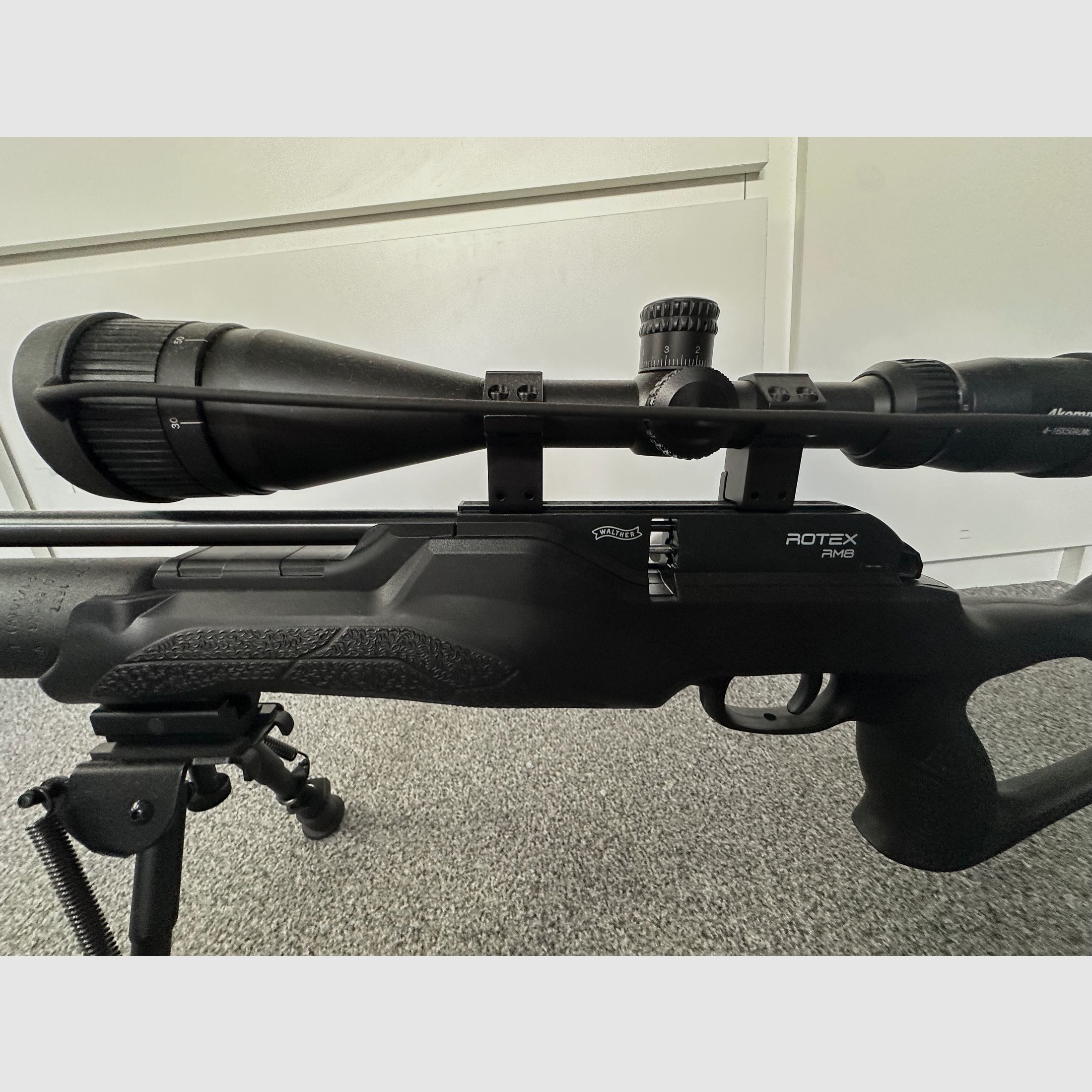 Walther Rotex Rm8 Varmint 7,5J avec beaucoup d’accessoires