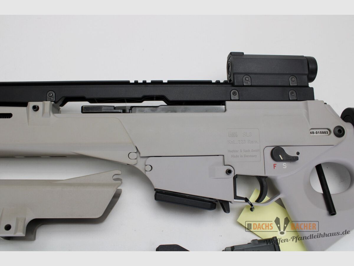 Fucile SL H&K Heckler & Koch SL8 cal. .223 Rem con 2 caricatori mirino G36