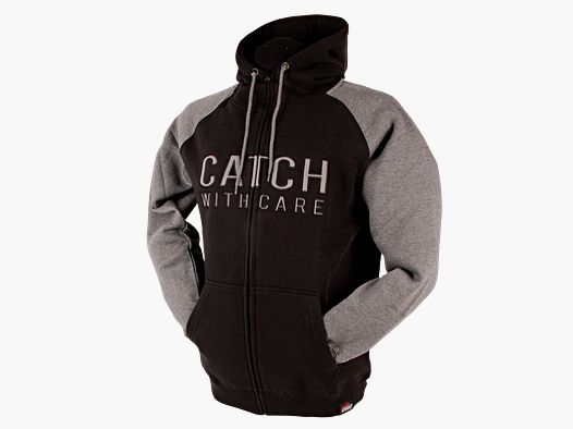 Hood ZIP, CWC Zwart/Grijs - XXL