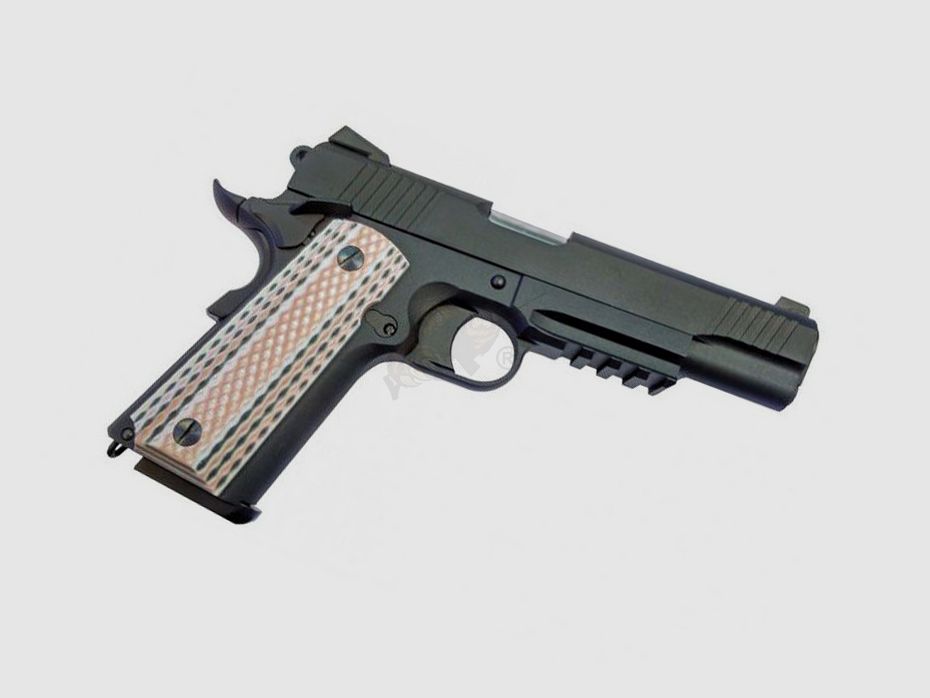 M45A1 Tactical Full Metal, GBB Black -F-