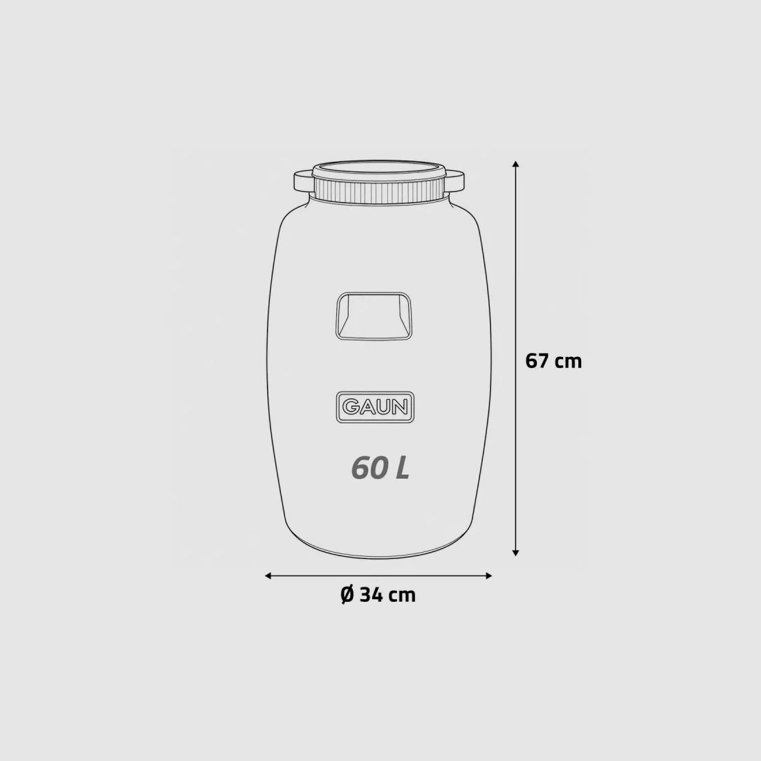 Kit Agrainoir 6V Bidon 60L Batterie et Pince de Suspension, image 12 sur 13