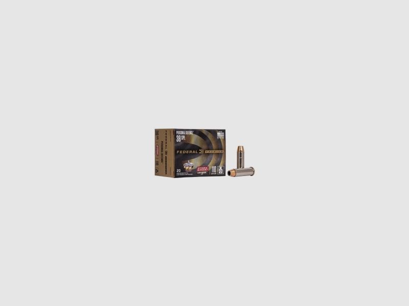 Federal Premium Personal Defense Hydra-Shok Low Recoil .38 Special 110GR JHP 20 Patronen