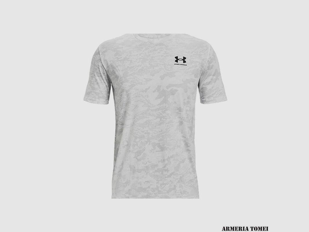 UNDER ARMOUR – HOMBRE – T-SHIRT ABC CAMO Blanco / Mod Gris, imagen 1 de 4