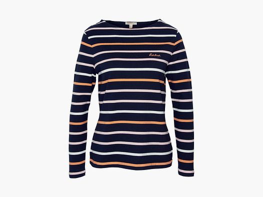 BARBOUR Streifenshirt Hawkins Navy Stripe