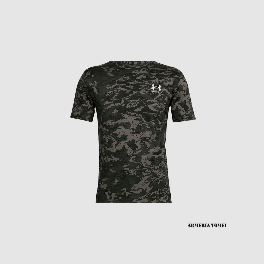 UNDER ARMOUR – MEN – T-SHIRT ABC CAMO Baroque Green / White, image 1 of 4