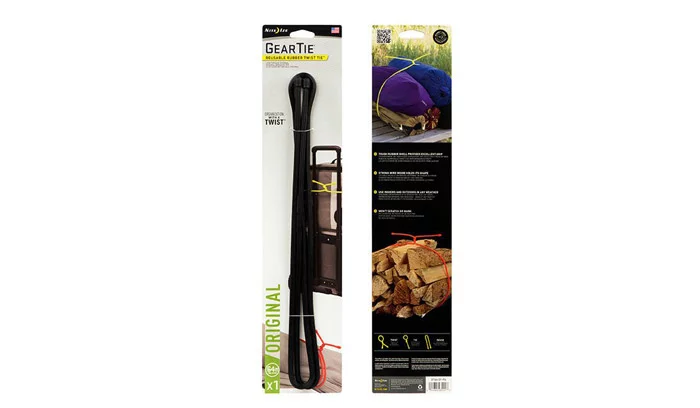 Nite Ize Gear Tie 64'' for tying – Charcoal – GT64-09-R6