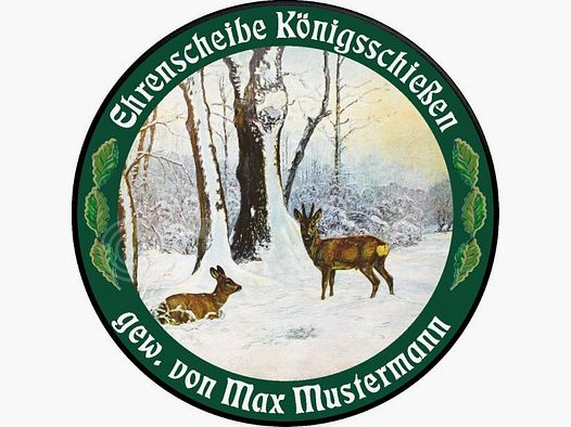 Schützenscheibe ECO-LINE Motiv 125