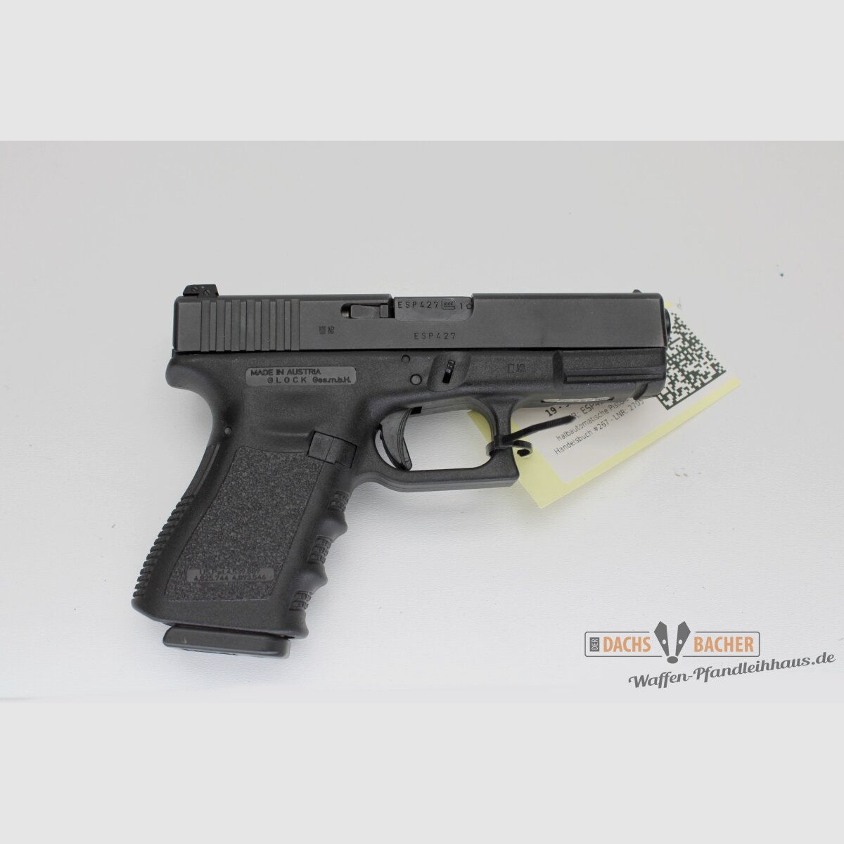 Pistole Glock 19 GEN3 Kal 9 Para
