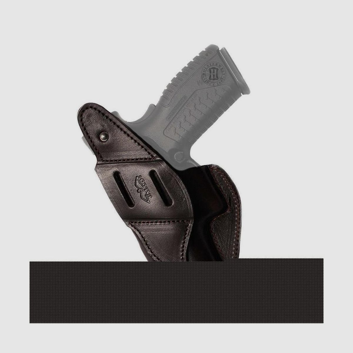 Lederholster mit Ornament Rechtshänder-Schwarz Walther P99