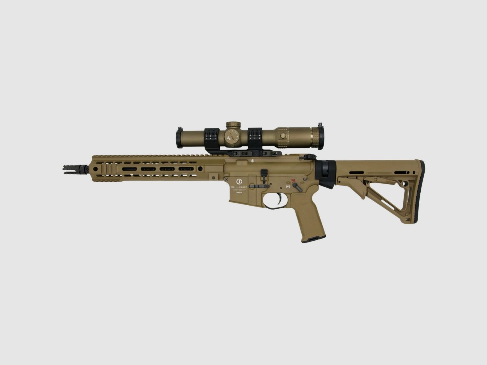 Schmeisser AR15 SOLID 12,5" FDE (zestaw) - 03-0072SDFDEMP-10, zdjęcie 2 z 8