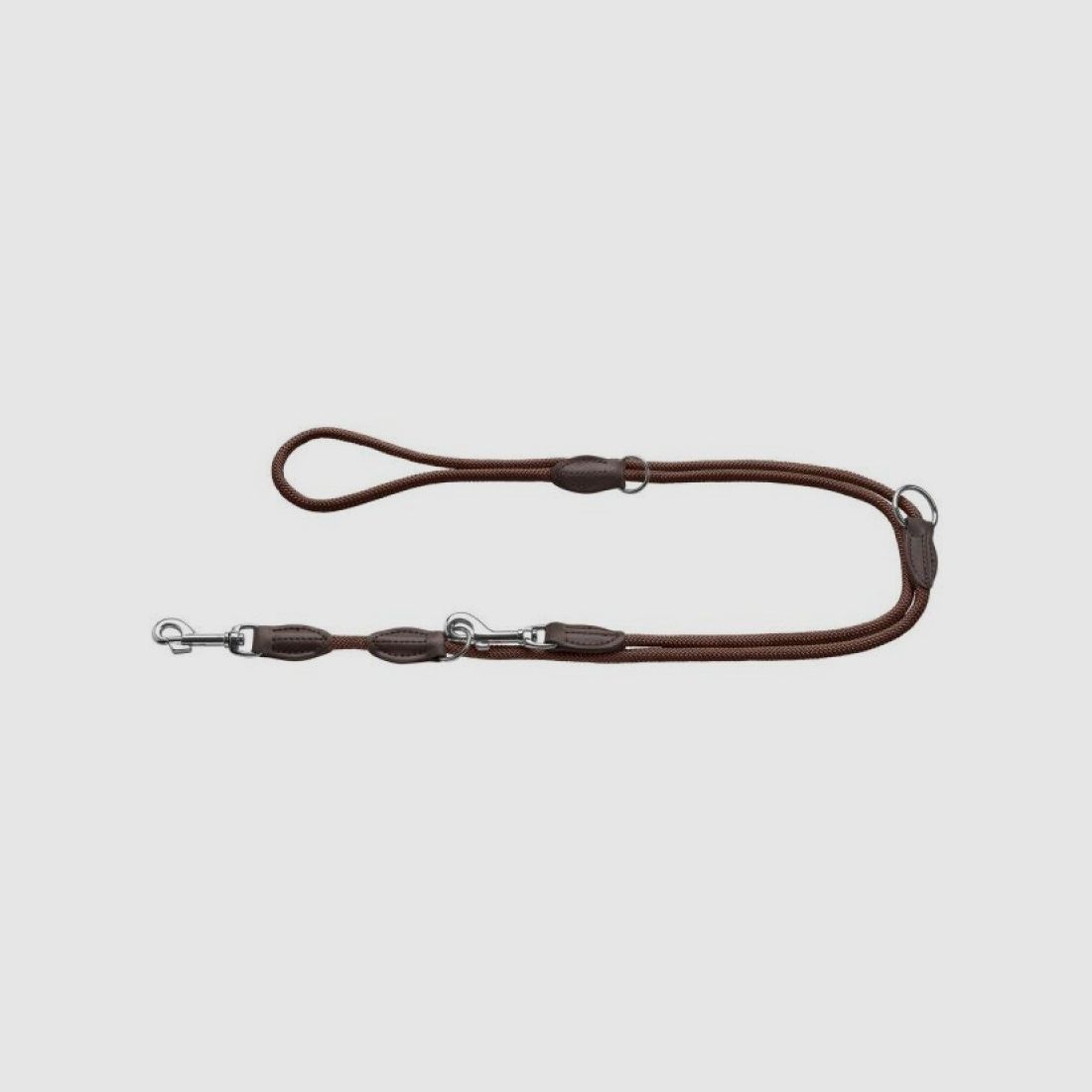 Hunter adjustable lead Freestyle Brown / Rope