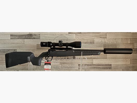 Neuware vom Fachhandel - Repetierbüchse Savage AXIS 2 Gray .300AAC Blackout Komplettset Sonderpreis