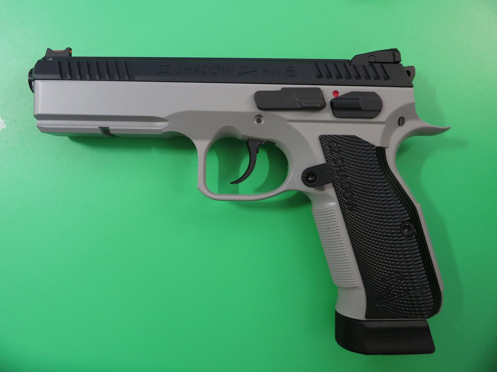 ASG Custom KJ Works, CZ CO2-Pistole Shadow 2, Trainingspistole Blowback, 4,5 mm BB, Urban Grey Edition, wie neu!      #11